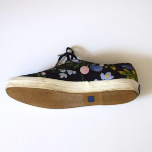 Limited Edition Keds x Rifle Paper Co Champion Black Floral Sneaker - Picture 5 of 8